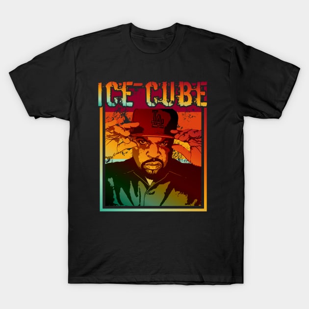 Ice cube | retro T-Shirt by Aloenalone